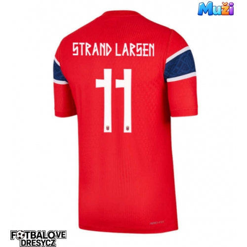 Norsko Jorgen Strand Larsen #11 Domácí Dres MS 2026 Krátký Rukáv Norsko Jorgen Strand Larsen #11 Domácí Dres MS 2026 Krátký Rukáv
